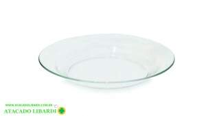 PRATO FUNDO VIDRO 21,5CM LISO WG21828