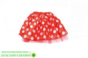 SAIA RATINHA POA VERMELHO 30 CM C/1 UN PF40071