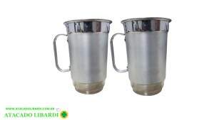 CANECO CHOPP 350ML 2UNI ALUMINIO 56