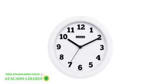 RELOGIO PAREDE 24CM RED BRANCO 191300E 021
