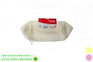 SACO LAVAR ROUPA C/ZIPER 30X20CM COLOR 193376