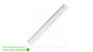 REGUA 30CM PLAST CRISTAL 10270086