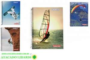 CADERNO UNIVERSITARIO 1MT/80F CD ESPIRAL ONLY 6117