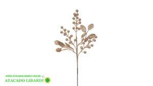 HASTE BOLINHAS 42CM C/GLITTER CHAMPANHE  57222004