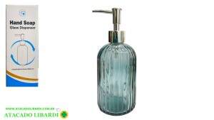 PORTA SABONETE LIQUIDO 19CM 450ML DEC TP1656