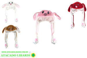 TOUCA LA INFANTIL COELHINHO C/APITO MZ2347