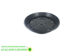 PRATO PLAST JARDIM REDONDO 44CM N10 PRETO 043