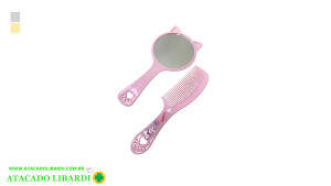 CONJ PENTE / ESPELHO 2PCS COLOR  FJ90323