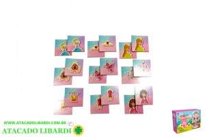 JOGO DA MEMORIA MADEIRA PRINCESA 40PCS 0908