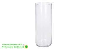 VASO CILINDRO PLAST 10X10X24,5CM DV81457