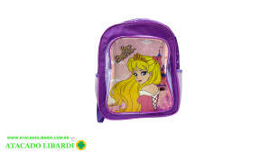 MOCHILA INF FEMININA 36X27CM PRINCESA MIF537513