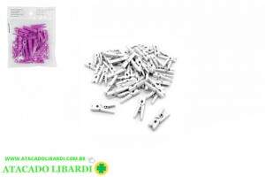 MINI PRENDEDOR DE MADEIRA 3,5CM 30UNI COLOR HD70330