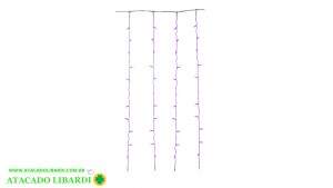CORTINA  500 LED 3X3M 220V ROXO 49213001