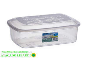 POTE PLAST 4L C/TAMPA TRANSP 0400