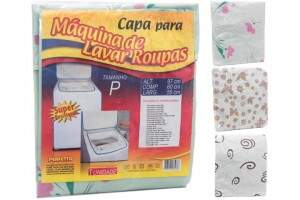 CAPA MAQUINA DE LAVAR ROUPAS P SUPER LUXO SORT 0123