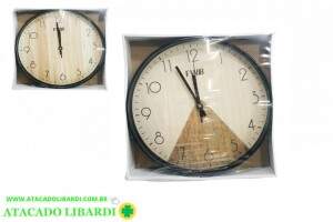 RELOGIO PAREDE 30,5CM RED PLAST 8275