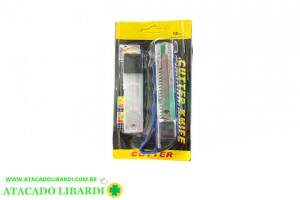 ESTILETE LARGO METAL 18MM C/ REFIL TL40640