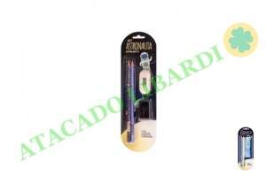 KIT LAPIS APONTADOR BORRACHA 4PCS 72170