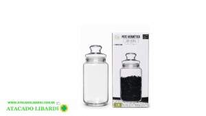 POTE VIDRO HERMETICO 1300ML C/TAMPA DT24088
