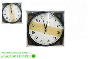 RELOGIO PAREDE 24,5CM RED PLAST 8277