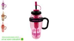 COPO PLAST 1200ML C/CANUDO FJ91517