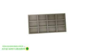 PORTA JOIA 21,5X12,5CM VELUDO C/DIVISORIAS PTR8978