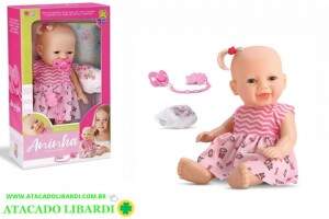 BONECA ANINHA DORME BEBE 8164