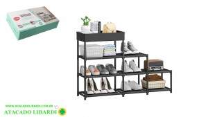 SAPATEIRA 4 PRATELEIRAS ORGANIZADOR 93X21X63,5CM CK6618