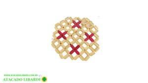 DESCANSO PANELA BAMBU 20CM RED 193463