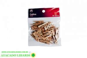 MINI PRENDEDOR DE MADEIRA 3CM 24PCS RT6734