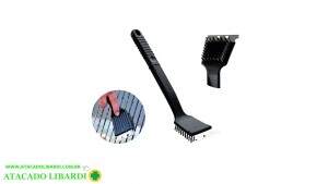 ESCOVA LIMPA GRELHA ACO 45CM C/CABO CRS2860
