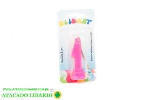 VELA NUMERO ROSA N1