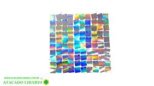 PAINEL DECORATIVO HOLOGRAFICO 30X30CM PA05072