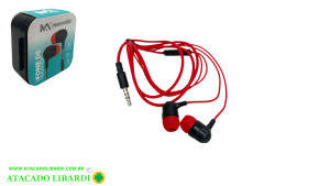FONE DE OUVIDO C/MICROFONE T MAXMIDIA MAXF709
