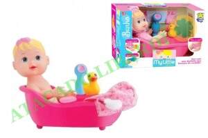 BONECA BEBE MY LITTLE COLLECTION BANHO 8005
