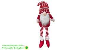 BONECO PELUCIA GNOMO SUECO RED LINE PERNAS 1PC 43CM  NTD15403
