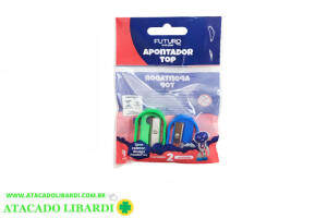 APONTADOR PLASTICO 2UNI COLOR FE012208