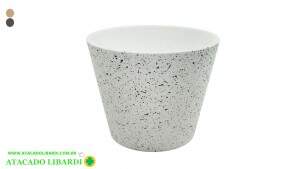 VASO PLAST COLOR 15CM DEC VAS0041