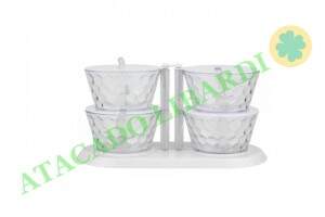 PORTA CONDIMENTO 4PCS PLAST CK5188