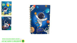 CADERNO ASTRONAUTA 14,5X21CM 58F FJ90415
