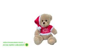 URSO FELIZ NATAL PELUCIA 20CM NAT0328
