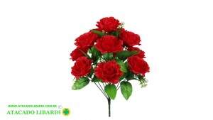 BQ DE ROSAS VERMELHO X18 56CM BG318001RD
