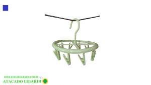 VARAL PLAST C/10 PRENDEDORES COLOR ULI059