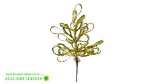 HASTE C/FITAS C/GLITTER 45CM DOURADO 99782002