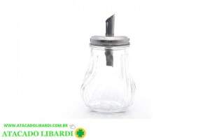 ACUCAREIRO VIDRO 200ML C/BICO TRANSP UNI VDA0509