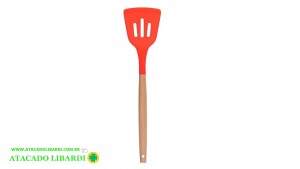 ESPATULA CULINARIA SILICONE 31,5CM CABO MADEIRA BA24793