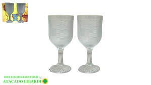 CONJ TACAS 2PCS 240ML VIDRO ELV1070N