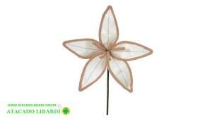 BICO PAPAGAIO AVELUDADO 25CM  DOOFF WHITE BEGE  56203006