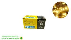 PISCA 40 LED 4M BRANCO QUENTE 220V 8F FIO TRANSP  NTL2040Q220V