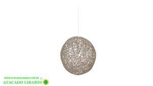 BOLA DECORADA ARAMADA 20CM CHAMPANHE 77866003